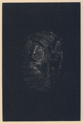 Cicada no. II. wood engraving. 6x4 in. 2019.